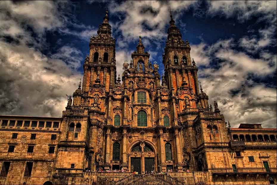santiago de compostela cathedral in spain tourism destinations