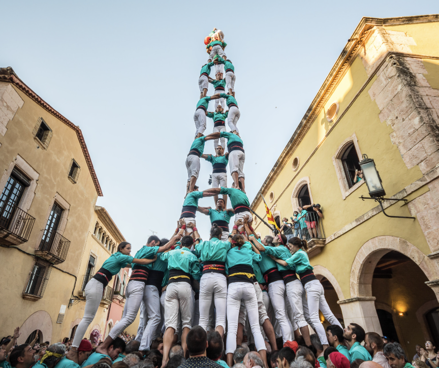 castells, cataluña