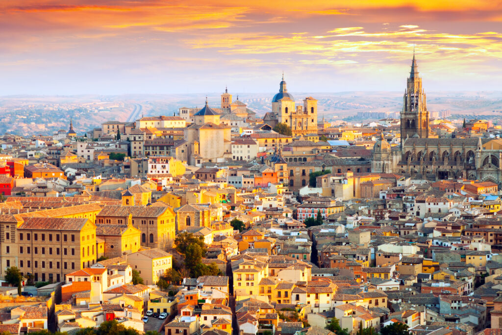dawn view of toledo